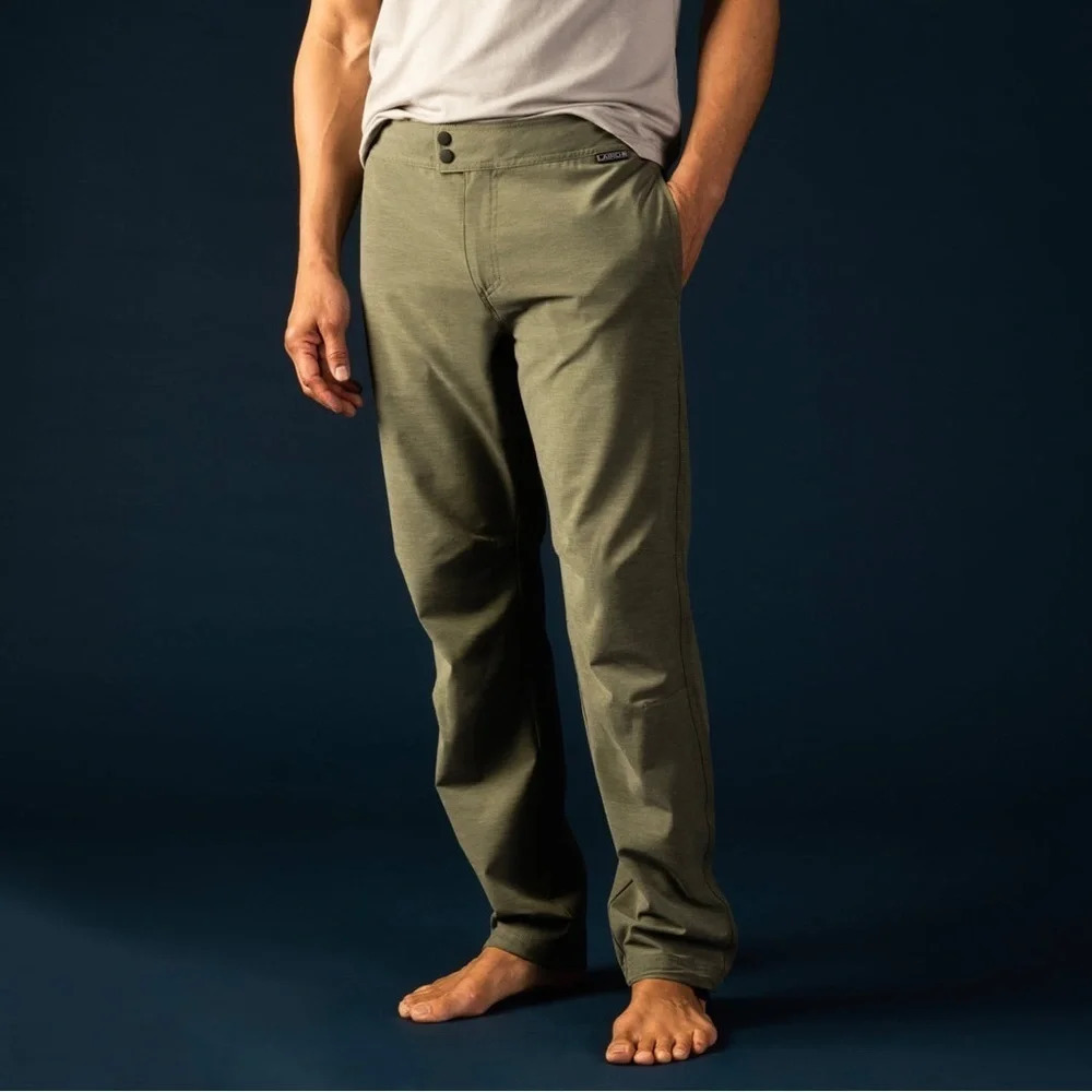 Laird All Day Pant (The Longboard) in Heathered Army - Size 28